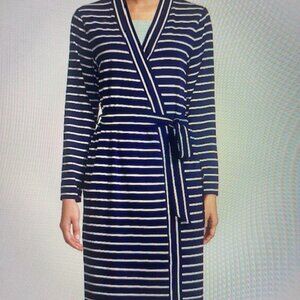 Lands' End Women's Cotton Blend Robe Size S/M
